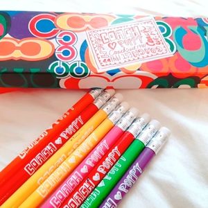 Coach poppy pencil set